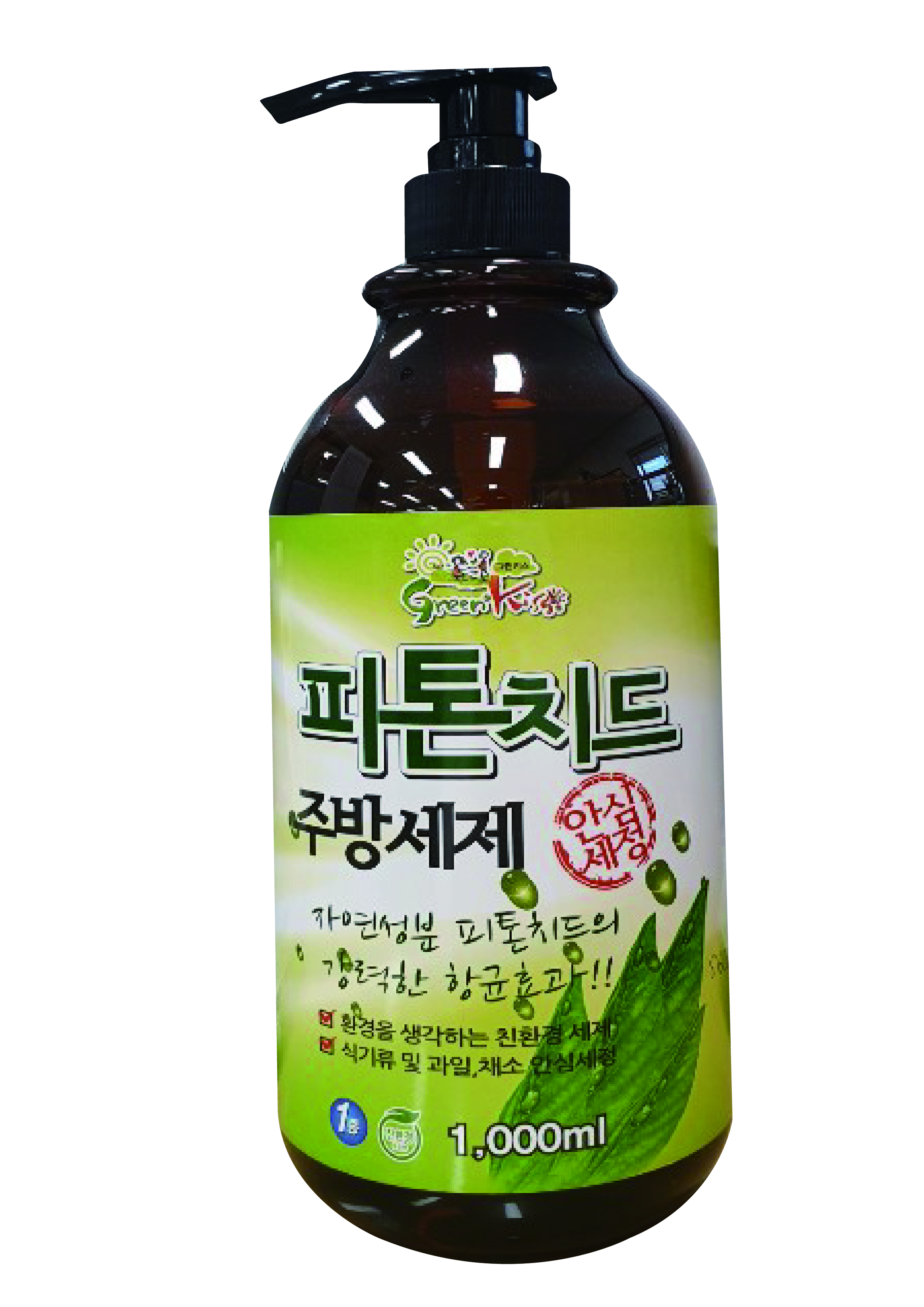 그린키스 피톤치드 주방세제(500ml,750ml,1L,3L)